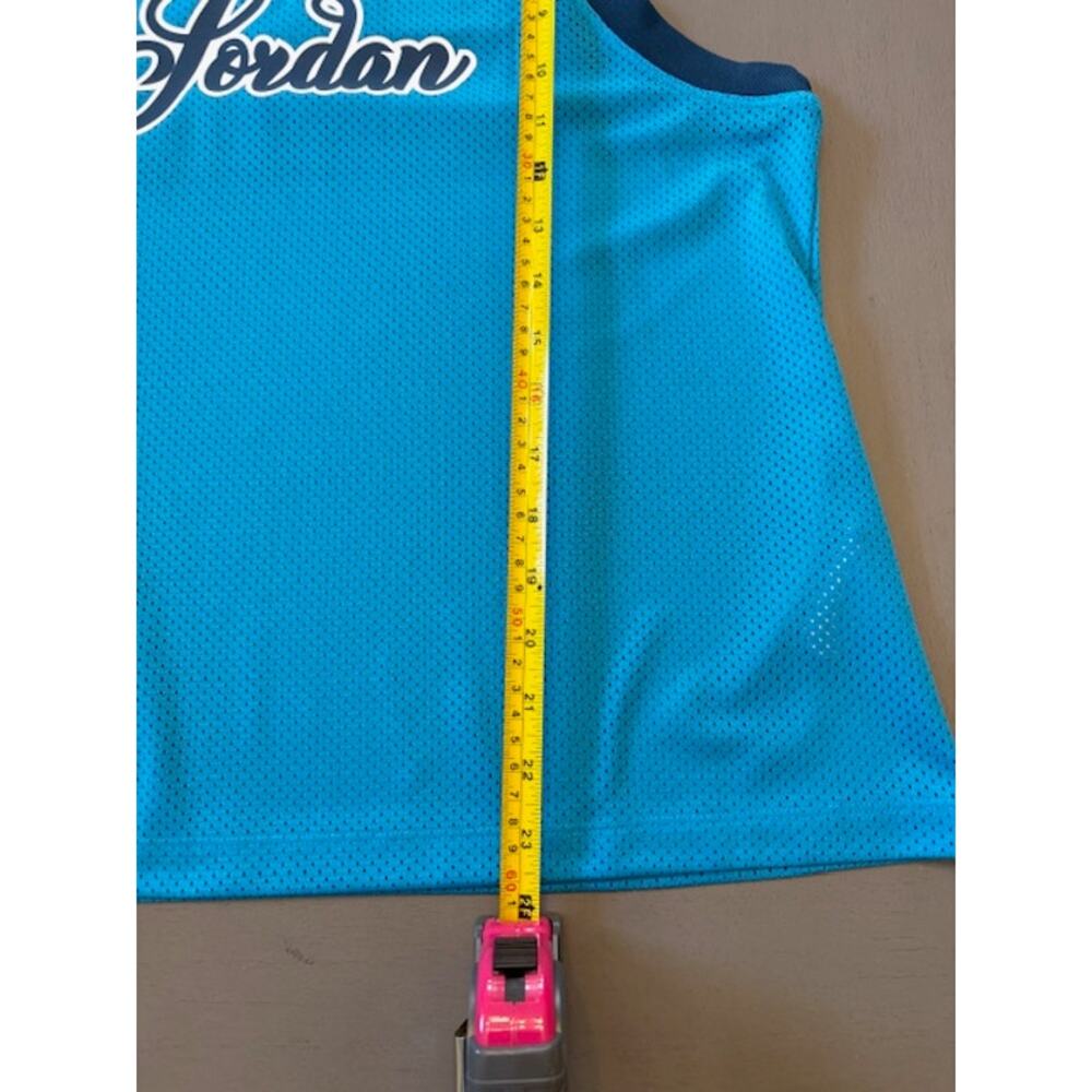 Air Jordan‎ Basketball Jersey Womens Sz M Blue Tank Top #23 Mesh Athleisure NWT - Picture 11 of 12